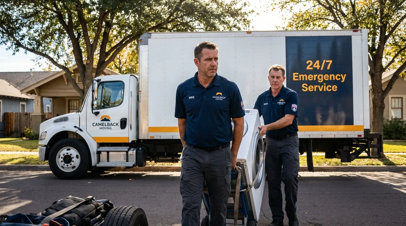CamelBack Moving crew loading furniture in Wedgefield, SC