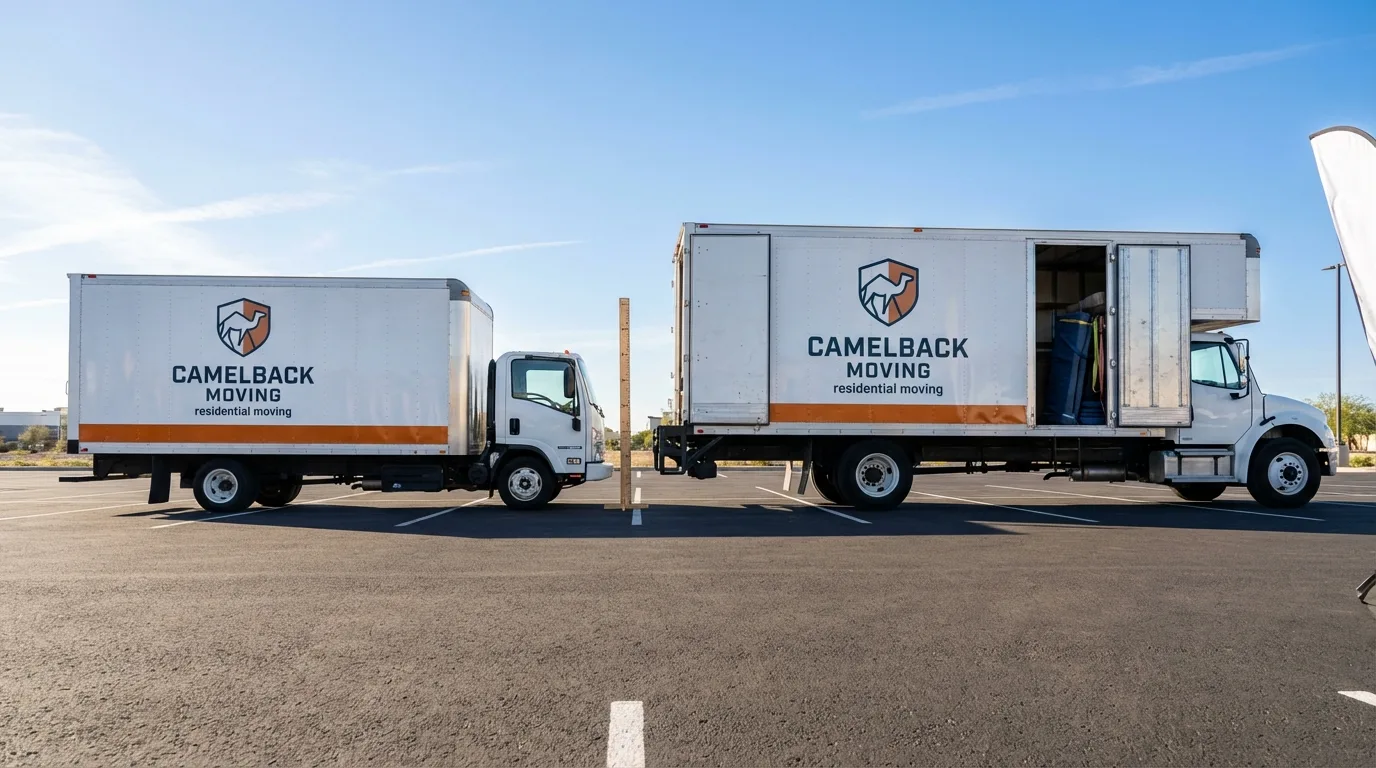 Moving truck size capacity guide in Wedgefield